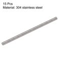 thumbnail image 2 of Unique Bargains M6 x 120mm Fully Threaded Rod 304 Stainless Steel Right Hand Threads 15 Pack, 2 of 4