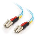 thumbnail image 1 of 4M LC-LC 10Gb 50-125 OM3 Duplex Multimode Fibre Optique Câble & 44; Aqua, 1 of 1