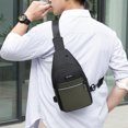 thumbnail image 4 of kurtrusly Hands Free No Burden Outdoors Chest Bag Soft Polyster Large Capacity Easy To Carry Chest Bag For Men grey 1Set, 4 of 6