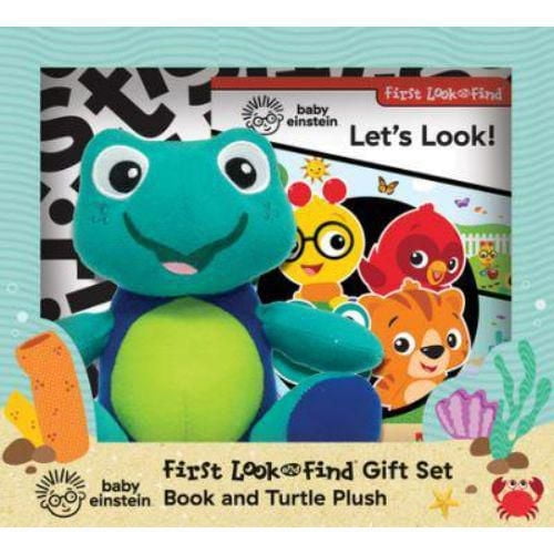Baby Einstein - First Look and Find Activity Book and Turtle Plush Toy