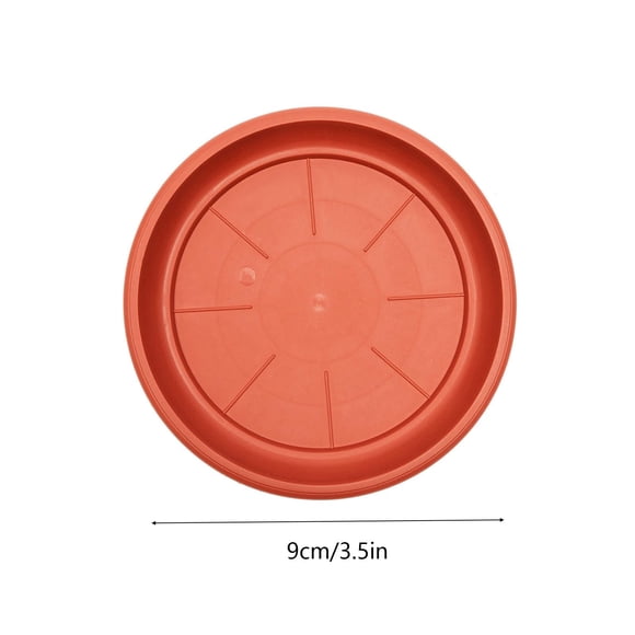 CQCYD Plant Saucers, Heavy Duty Plastic Drip Trays, Round Water Catcher Trays for Indoor Outdoor Flower Pots, Plant Pot Base Protector for Floor Deck Patio