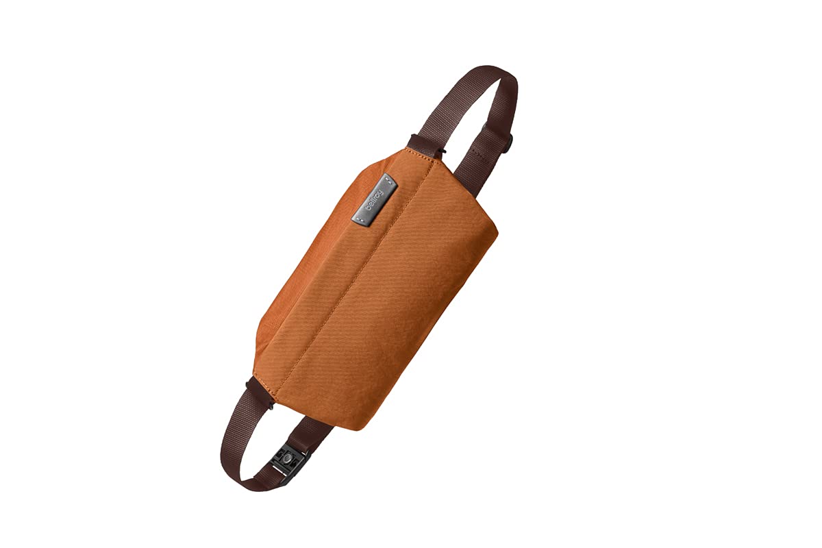 Bellroy Mini Sac à Bandoulière Slim pour Hommes et Femmes, Léger, Résistant à l'Eau, Multiples Compartiments d'Organisation - Bronze