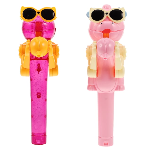 2 Pcs Étui pour Sucette Support de Robot Sucette en Forme de Dinosaure Jouets Robot Sucette Design Créatif Manger Sucette Support de Sucette Robot Produit Amusant de Pâques pour Enfants de Plus de