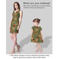 thumbnail image 5 of Soimoi Musical Instruments Print, Silk Fabric, Decor Sewing Fabric by The Yard 42 Inch Wide,Decorative Fabric for Shirts Suits Ties, Olive Green, 5 of 5