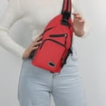 thumbnail image 4 of EGNMCR Women's Adjustable Crossbody Bag Convertible Chest Shoulder Bag With Multiple Pockets Nylon Backpack, 4 of 6