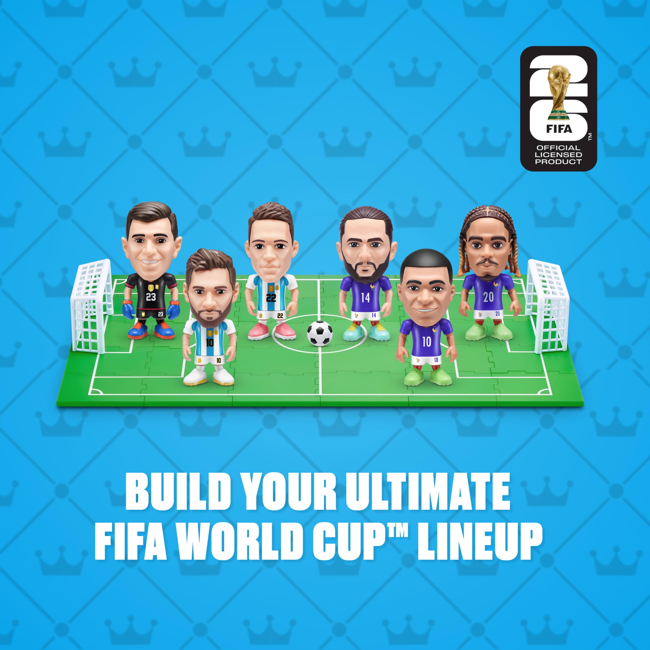 FIFA ワールドカップ ZURU Ballers メッシ＋未開封全面コート付 ZURU