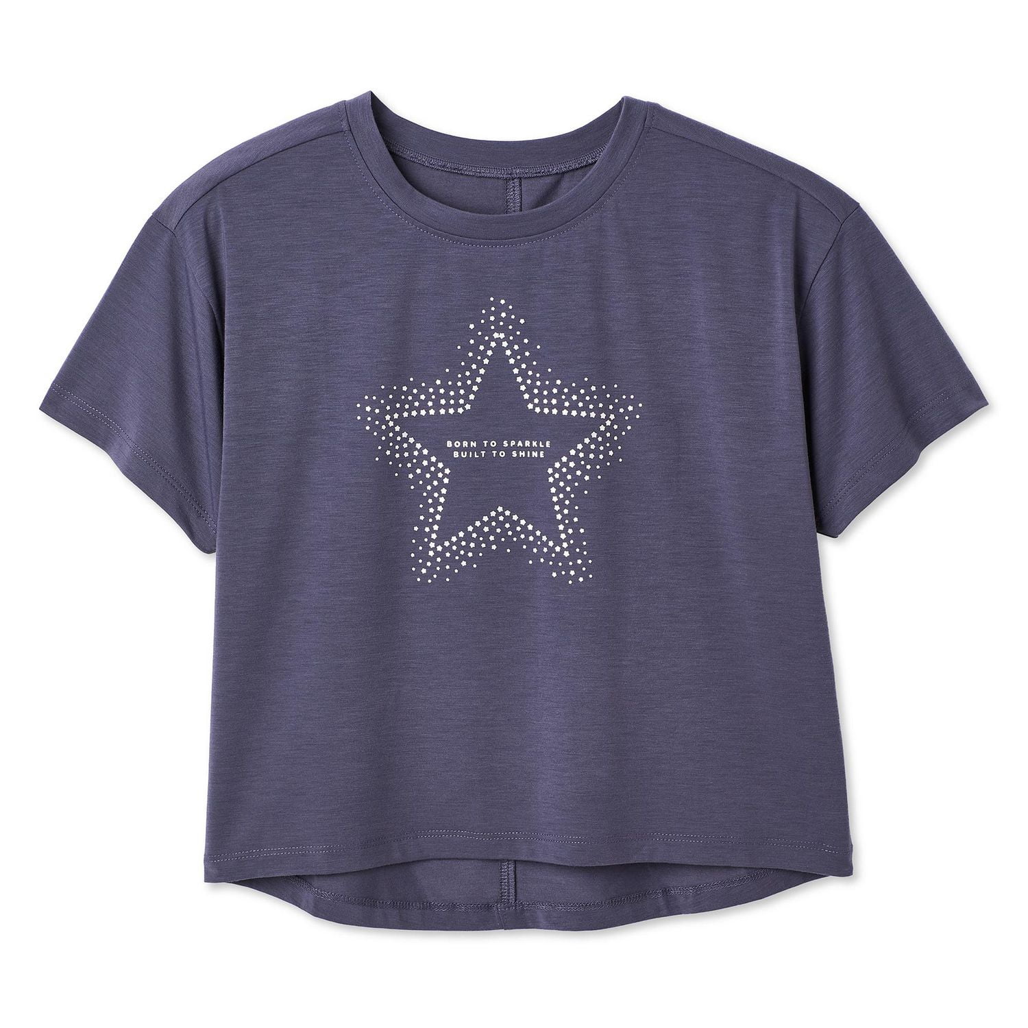 Athletic Works Girls' Graphic Boxy Fit T-Shirt