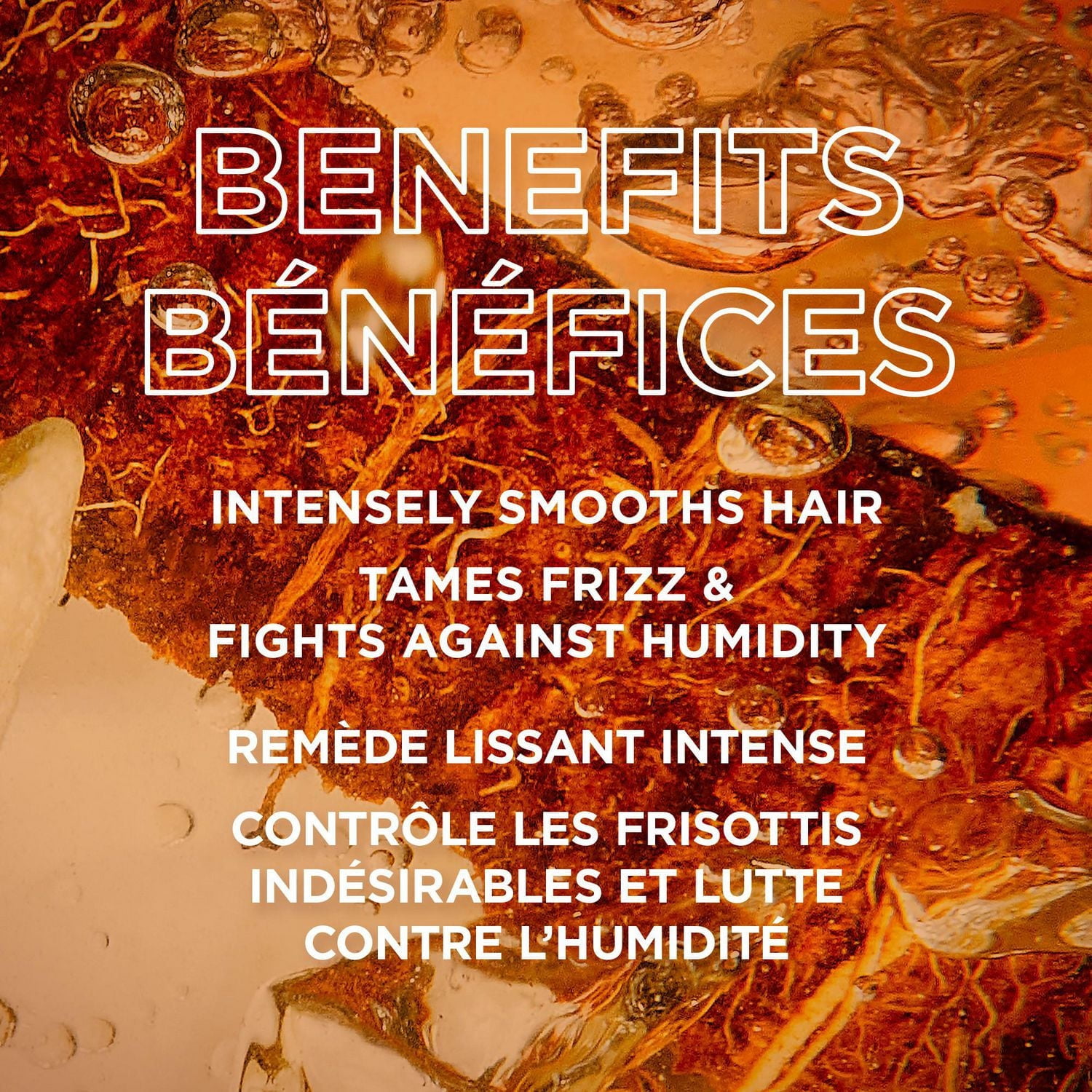 Garnier Whole Blends Huile de Coco & Beurre Cacao Shampooing Lissant pour Cheveux Frisottés
