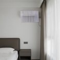 thumbnail image 1 of TIELUTT Air Conditioner Wind Deflector Curtain Floral Design Polyester Fabric for Living Room Bedroom Window Paper Curtains Curtains 100 Inches Wide Cold Curtains 48 Long Curtains 108 Length Curtains, 1 of 5