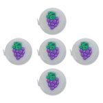 5Pcs Bandes de modélisation de fruits de caricature Mesurer Portable Petites Bandes Outils de mesure