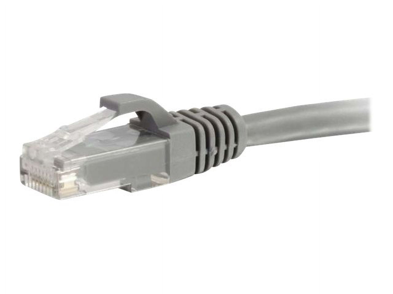 C2G 10ft Cat6a Snagless Unshielded (UTP) Ethernet Cable - Cat6a Network Patch Cable - PoE - Gray - Patch cable - RJ-45 (M) to RJ-45 (M) - 10 ft - UTP - CAT 6a - molded, snagless - gray