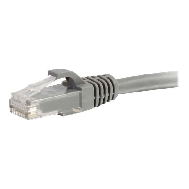 C2G Câble Ethernet Non Blindé (UTP) 10 Pieds Cat6a - Câble Patch Réseau Cat6a - PoE - Gris - Câble Patch - RJ-45 (m) à RJ-45 (m) - 10 Pieds - UTP - Chat 6a - Moulé, Sans Accroc - Gris