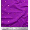 thumbnail image 1 of Soimoi Poly Georgette Fabric Artistic Flower & Dots Print Fabric by the Yard 42 Inch Wide, 1 of 3