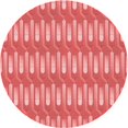 thumbnail image 1 of Ahgly Company Machine Washable Indoor Round Transitional Ruby Red Area Rugs, 6' Round, 1 of 7