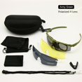 thumbnail image 5 of Polarized Military Sunglasses Ballistic Army Goggles Men Frame 3/4 Lens Combat War Game Eyeshields, 5 of 5