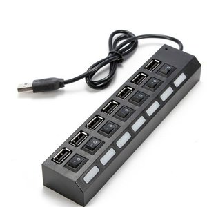 7 Port USB moyeu USB convertisseur moyeu USB moyeu d'adaptateur USB moyeu PC hub USB