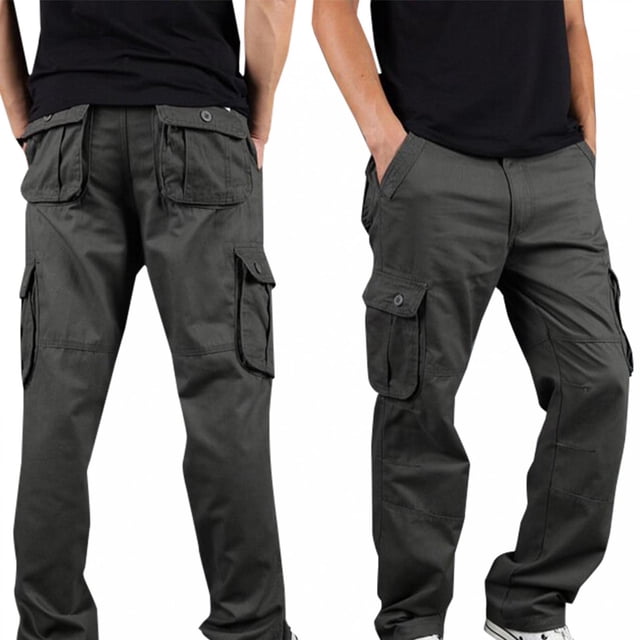 TopLLC Pantalon Cargo pour Homme en Ripstop, Pantalon Tactique Léger EDC de Randonnée et de Travail, Pantalon Cargo d'Extérieur avec Multiples Poches
