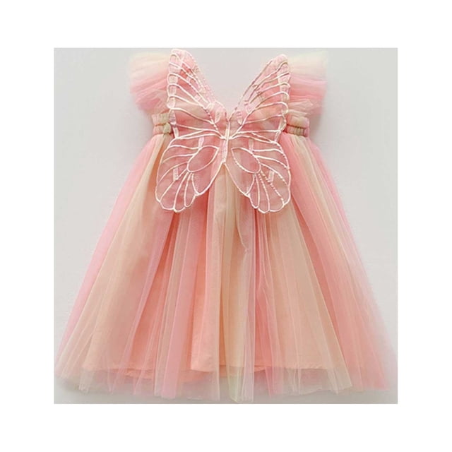 Robes pour Filles, Robe de Princesse Tenue d'Action de Grâce pour Tout-Petite Fille Robe Chandail pour Tout-Petite Robe à Manches Longues pour Tout-Petite Robes Juniors Robe de Fée