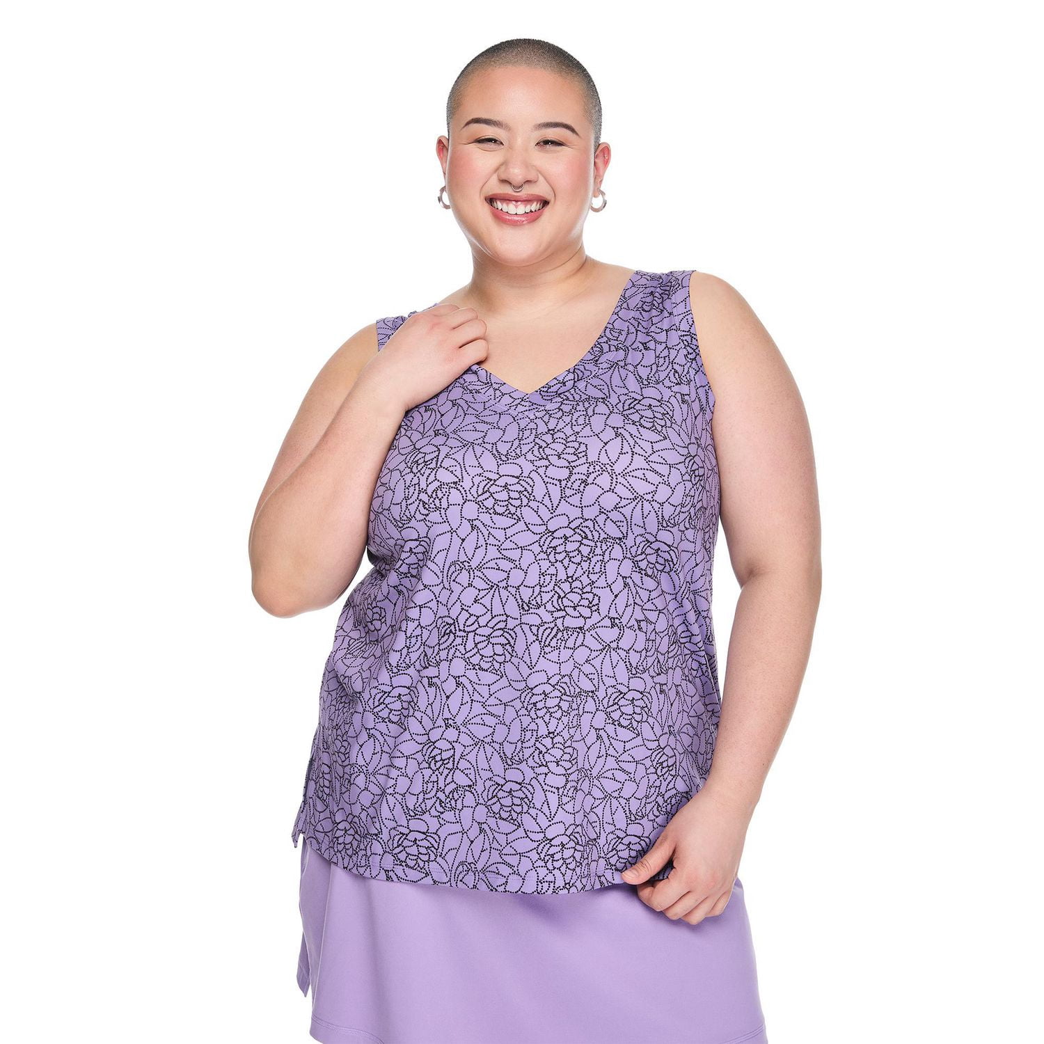 Débardeur à encolure en V Lane Bryant Plus pour femmes