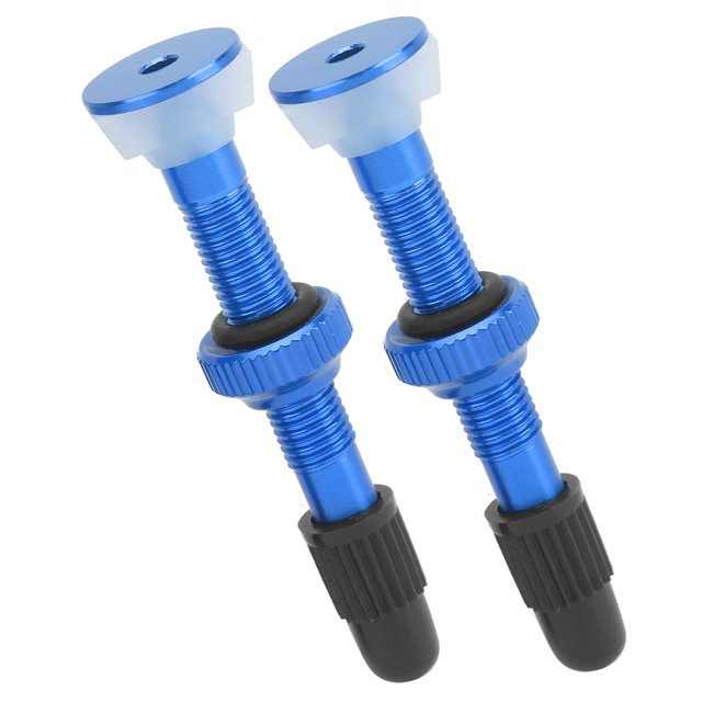 Bike Tubeless Valve, Easy To Carry Tubeless Valve Stem Lightweight Enlarged Base For Mountain Bike Red,Gold,Blue