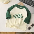 thumbnail image 2 of Toddler Boys Summer Tops Tees Casual Long Sleeve Raglan Sleeve T Crewneck Color Block Tee Daily Spring Shirts For Kid 3-4T, 2 of 5