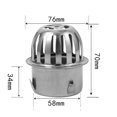 thumbnail image 1 of Bgsha Stainless Steel Balcony Roof Round Large Displacement Anti-blocking Floor Drain, 1 of 10