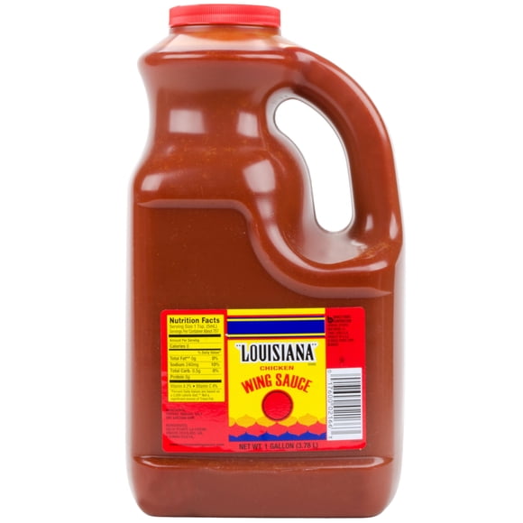 Louisiana Sauce Originale pour Ailes de Buffle, 1 Gallon, Incroyablement Piquante - 4/caisse