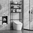 thumbnail image 3 of Over The Toilet Storage,Floor Standing Washing Machine Shelf for Balcony, Upper Tumbler Storage Rack for Toilet Bathroom Overhead Organization, 3 of 6