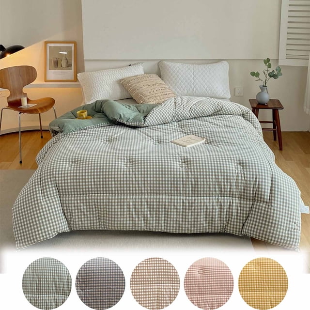 Sentmoon Queen Quilt Thickened Spring And Fall Quilt Thickened Warm Seasons Quilt Cotton Quilt Core Quilt Bedding 59 X 78IN Cotton Quilts Bedding Comforter Sets