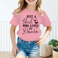 thumbnail image 2 of PMVFHDE Hauts Tendance pour Filles T-Shirts Tunique Graphique T-Shirt pour Fille T-Shirt pour Filles Hauts Manches Courtes Hauts Tube pour Filles Enfant Filles Mignon Graphique Col Rond T-Shirt Manches Courtes T-Shirt d'Été Rose,5-6 Ans, 2 of 5