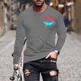 thumbnail image 2 of Birdeem Haut Imprimé à Manches Longues pour Homme Haut/chemise à Manches Longues à Col Rond, 2 of 4