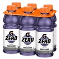 thumbnail image 4 of Gatorade Zero Sugar Grape Electrolye Beverage 6 x 591 mL, Bottles, 4 of 7