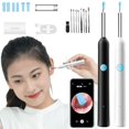thumbnail image 2 of Ear Cleaner with Camera, Smart Visual Otoscope Ear Cleaner with Camera Endoscope, Ears Wax Remover Otoscope, Earpick Rechargeable Earwax Remover Ears Care Set for Adults, 2 of 8