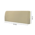 thumbnail image 3 of Headboard Covers Slipcover, Resilient Bed Headboard Covers, Small Embroideries Dusting Protector Cover For Upholstered Headboard, 3 of 9