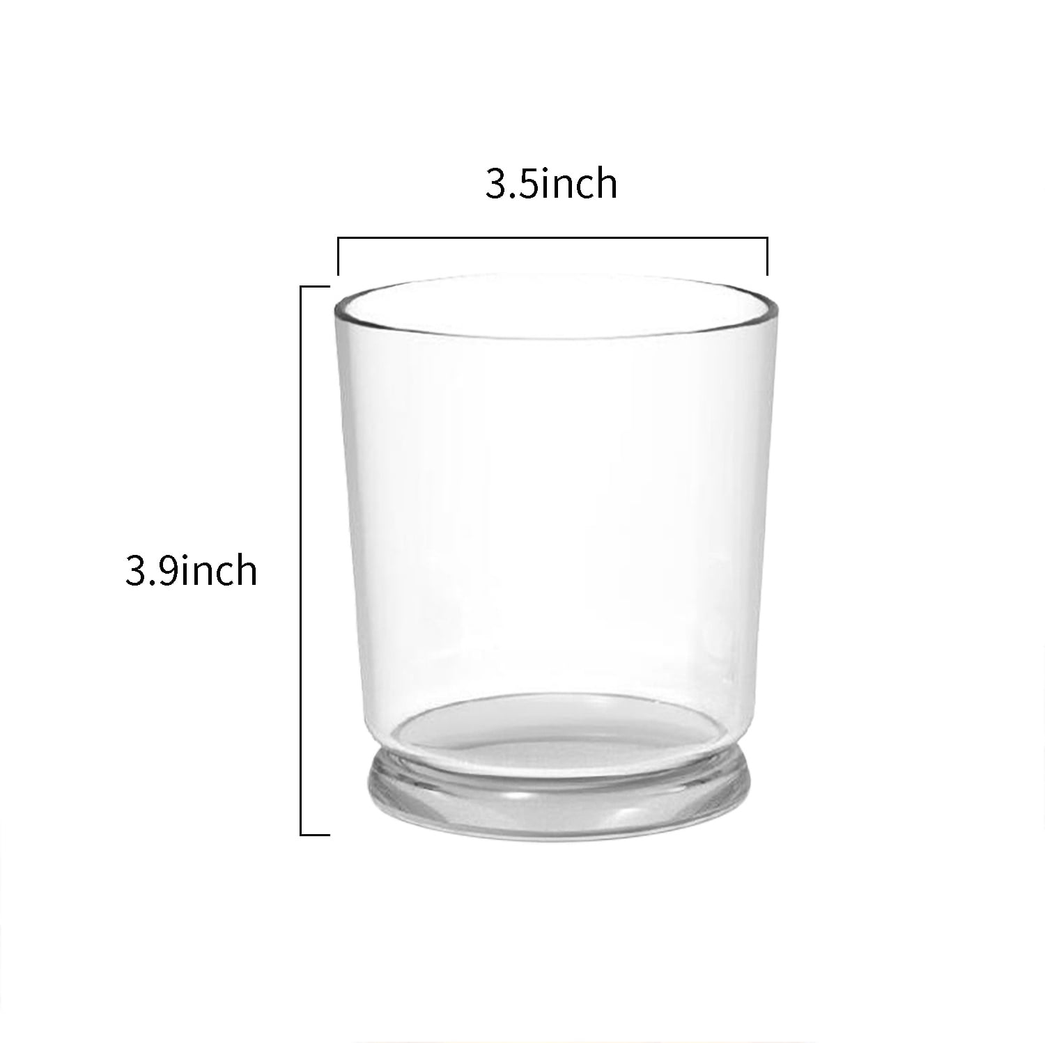 Better Homes and Gardens Emerson Collection claire Double vieux verre 4pack