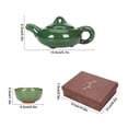 thumbnail image 3 of Cagogo Ice Crackle Glaze Ceramic Tea Set, Traditional Chinese Gongfu Teapot Set with 6 Cups, Handcrafted Crackle Glaze Teapot and Cups, Complete Ceramic Tea Set Gift Box for Home Office Tea, 3 of 6