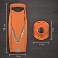 thumbnail image 3 of Trancheuse Alimentaire VPower - Trancheuse Mandoline - Orange, 3 of 9