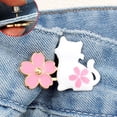 thumbnail image 1 of JilgTeok 3 Packs 4pcs Pant Waist Tightener Buttons Pins Sakura Rabbit/Cat Waist Buckles Adjustable Waist Buckle Extender Pants Clips No Sewing for Loose Jeans Skirts Clearance, 1 of 4