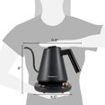 thumbnail image 3 of Elite Gourmet EKT3001 1L Digital Water Kettle, 304 Stainless Steel Interior, Programmed Temperatures, Keep Warm Function, Cordless, 360&deg; Base, Au, 3 of 6