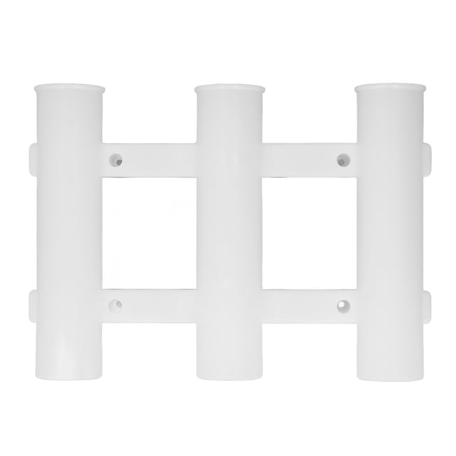 Support de Canne à Pêche, Support Étanche pour Canne à Pêche à 3 Tubes avec 4 Vis pour Kayak Noir,Blanc