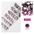 thumbnail image 2 of Nail Rhinestones Flat-Bottom Multi-faceted Sides DIY Handcraft Excellent Gloss Manicure Crystal Different Styles Mobile Phone Dark Purple, 2 of 6