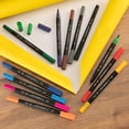 thumbnail image 3 of Royal & Langnickel - Waterbased Marker, Brush Tip and Fineliner, Assorted Colors, 12 pack, 3 of 5
