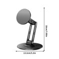 thumbnail image 3 of JASKFLY Three-Axis Folding Mobile Phone Stand 3 Pack Foldable Metal Magnetic Rotatable Phone, 3 of 8