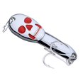 thumbnail image 2 of S SERENABLE Leurre de Pêche Appât Cuillère Attirail Achigan Crankbaits Rouge, 2 of 7