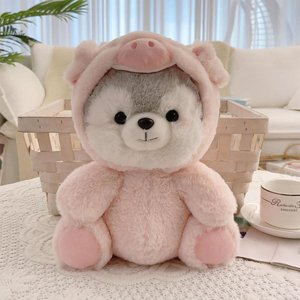 HUASHENG Cute Animal Design Plush Toy 1 Count Stuffed Toy Soft Plush Toy For Kids & Adults Birthday Girls