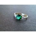 thumbnail image 2 of Natural Certified Handmade 14K 5.25ct Emerald Victorian Engaent Ring US11, 2 of 3