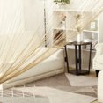 thumbnail image 2 of PiccoCasa 1 Panel Door String Curtain Fringe Panel, 39"x79" Camel Color, 2 of 6