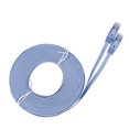 thumbnail image 3 of Graflsoa 15m Flat Cat6 Ethernet Cable - High-Speed 1000Mbps RJ45 Network Cable for Home & Office, Blue, Pure Copper, 1000MHz Bandwidth, 3 of 6