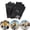 Black, variant on Kids Outdoor Sports Gloves Fingerless Cycling Mittens for Children for Biking Skateboarding and Outdoor Activities