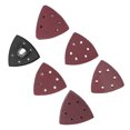 thumbnail image 2 of 51PCS Detail Sanding Pads Kit 6 Dust Removal Holes 3.5in Triangular Sandpaper for Wood Metal, 2 of 14